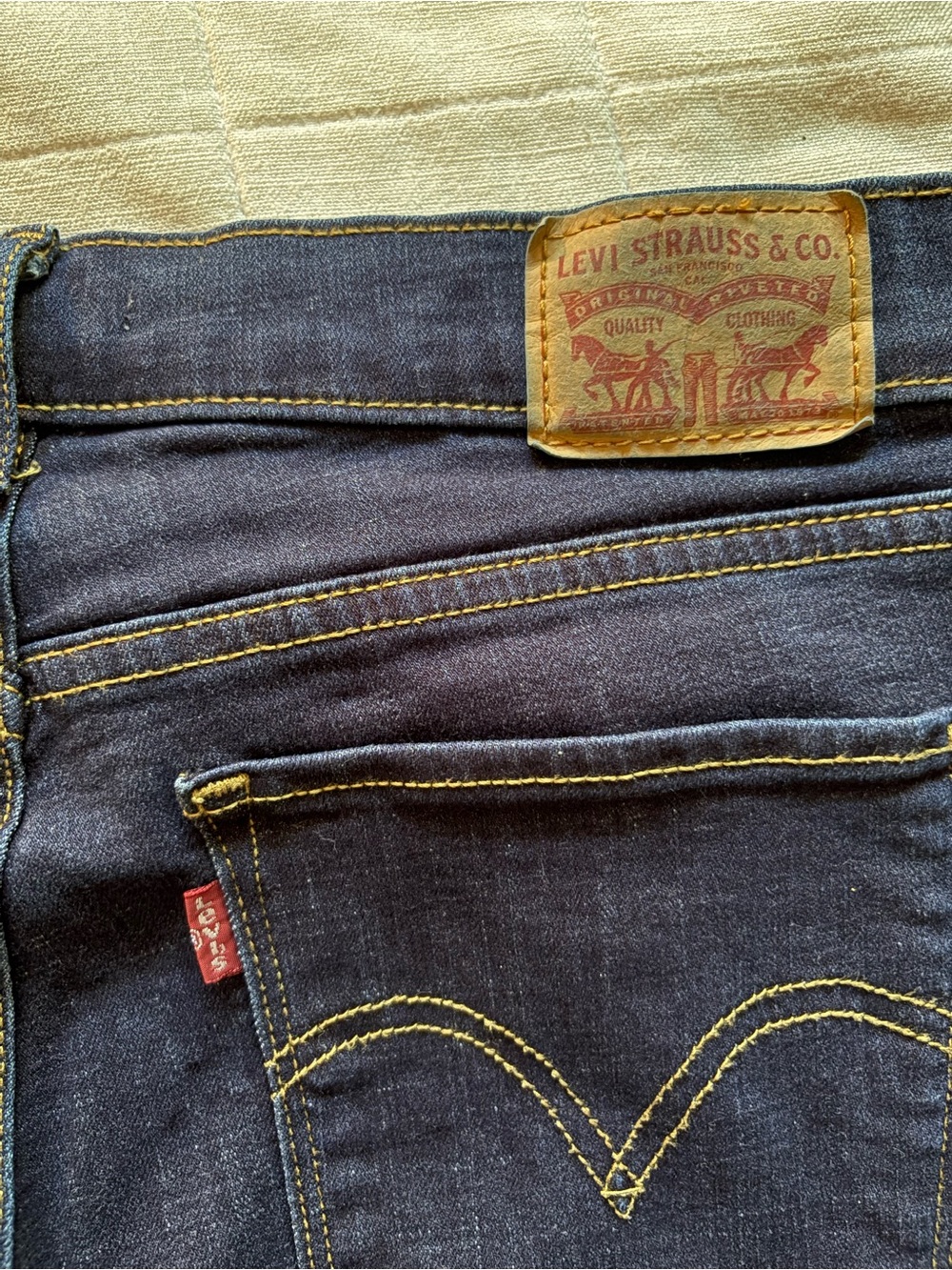 Levi's Women’s Dark Blue Straight Jeans